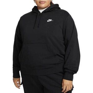 Nike Sportswear Club Fleece Women's Pullover Hoodie, Black, 1X